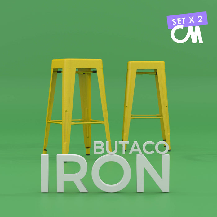 Set x 2 Butaco Iron Alto