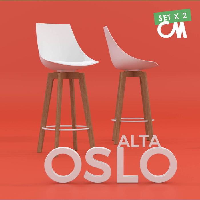 Set x 2 Silla Oslo Alta