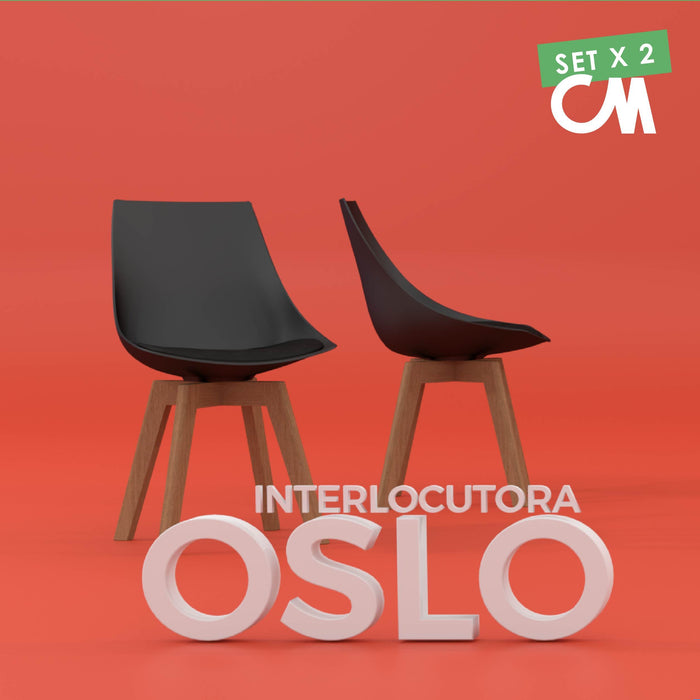 Set x 2 Silla Oslo Interlocutora