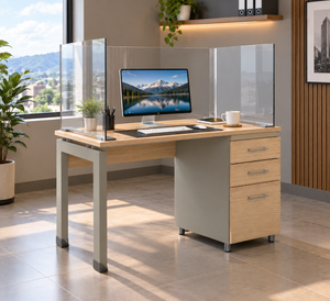 Pantalla protectora en Acrilico puesto de trabajo Sencillo C