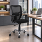 Silla Fiory Ejecutiva Negra Base Cromada