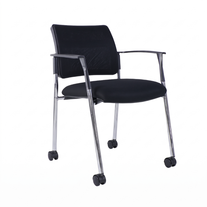 Silla Dubai Fija Cromada
