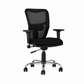 Silla Fiory Ejecutiva Negra Base Cromada