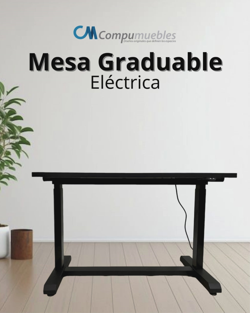 mesa ajustable en altura electrica