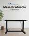 mesa ajustable en altura electrica