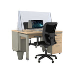 Pantalla protectora en Acrilico puesto de trabajo Sencillo T